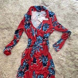 Zara floral print maxi dress size medium